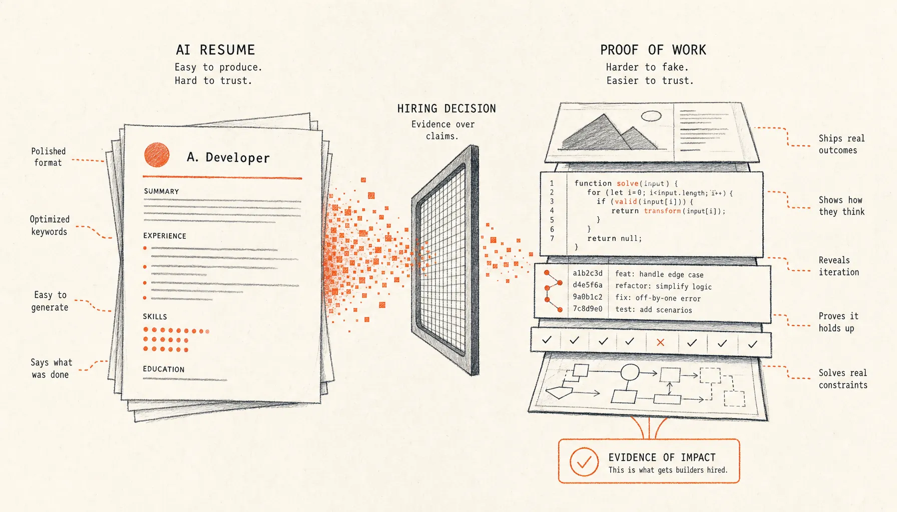 AI Resume vs Proof of Work: Stronger Hiring Signals