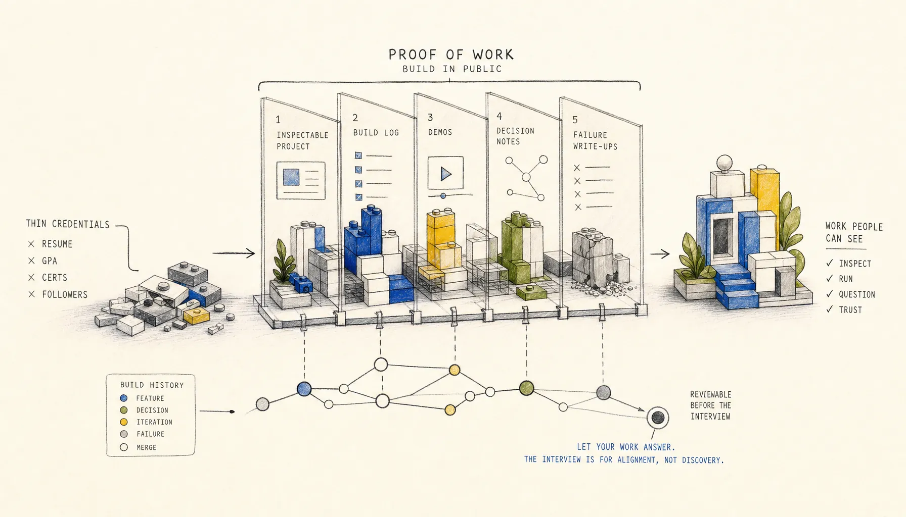 Proof of Work for Early-Career Builders | Provn